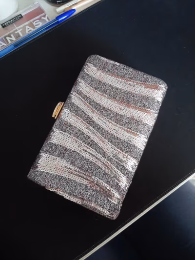 Sparkling Sequin Evening Clutch Bag by MUY — pre-loved on Thrifted.mt