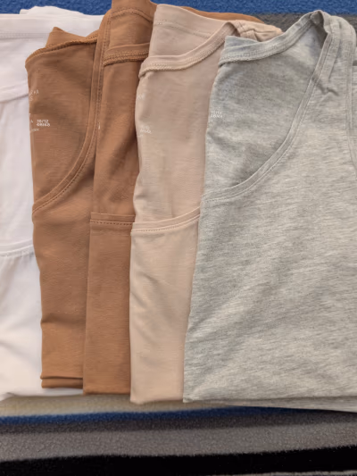 Primark stretch vest tops bundle size L EU 42/44 by Primark — pre-loved on Thrifted.mt