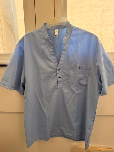 Light Blue Short Sleeve Top by Unbranded — pre-loved on Thrifted.mt