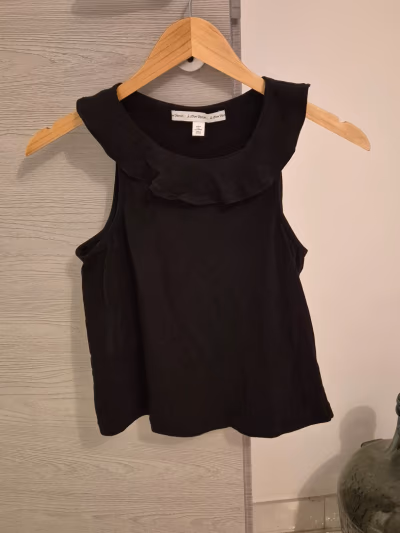 Black Ruffle Detail Sleeveless Top by & Other Stories — pre-loved on Thrifted.mt