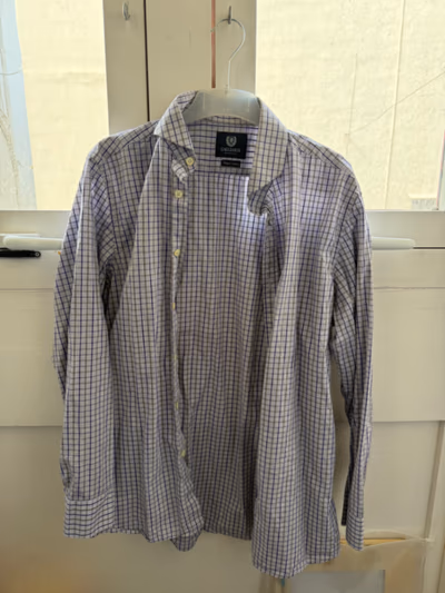 Gagliardi Checkered Cotton Shirt by Gagliardi — pre-loved on Thrifted.mt