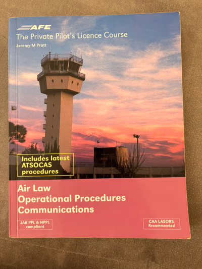 Private Pilot Licence Course Book — pre-loved on Thrifted.mt