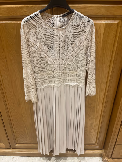 Lace Midi Dress by Zara — pre-loved on Thrifted.mt