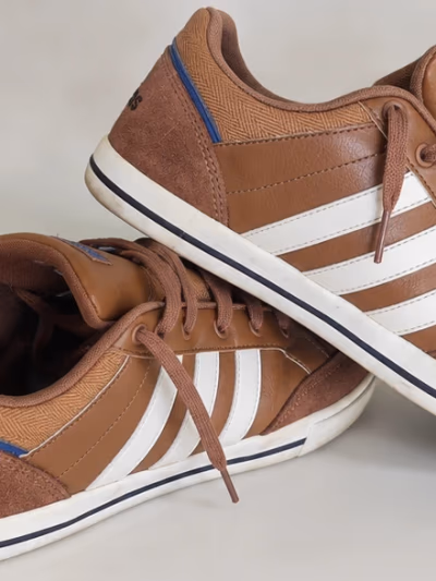 Adidas Cacity Leather & Suede Trainers – Brown – EU 40⅔ by Adidas — pre-loved on Thrifted.mt