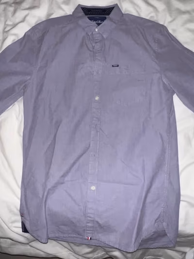 Superdry Light Purple Button Down Shirt — pre-loved on Thrifted.mt