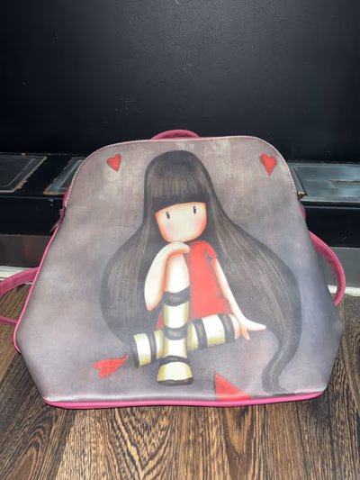 Gorjuss Graphic Print Backpack — pre-loved on Thrifted.mt