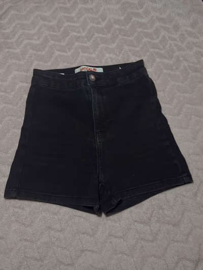 Jennyfer High Wasted Denim Shorts by Don't Call Me Jennyfer — pre-loved on Thrifted.mt