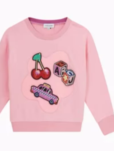 Marc Jacobs pink graphic sweatshirt by Marc Jacobs — pre-loved on Thrifted.mt