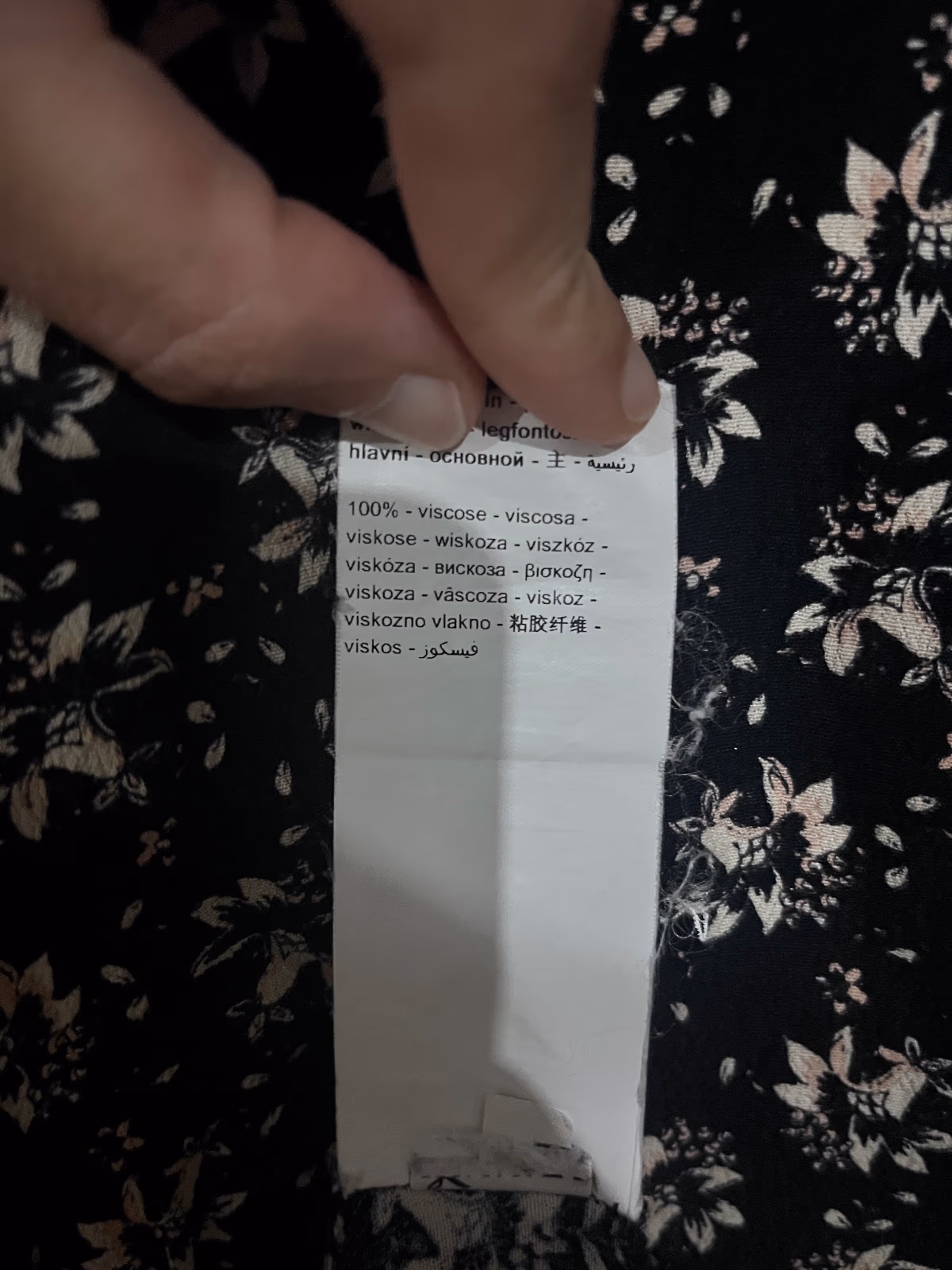 Black Floral Pattern Mini Dress, photo 4