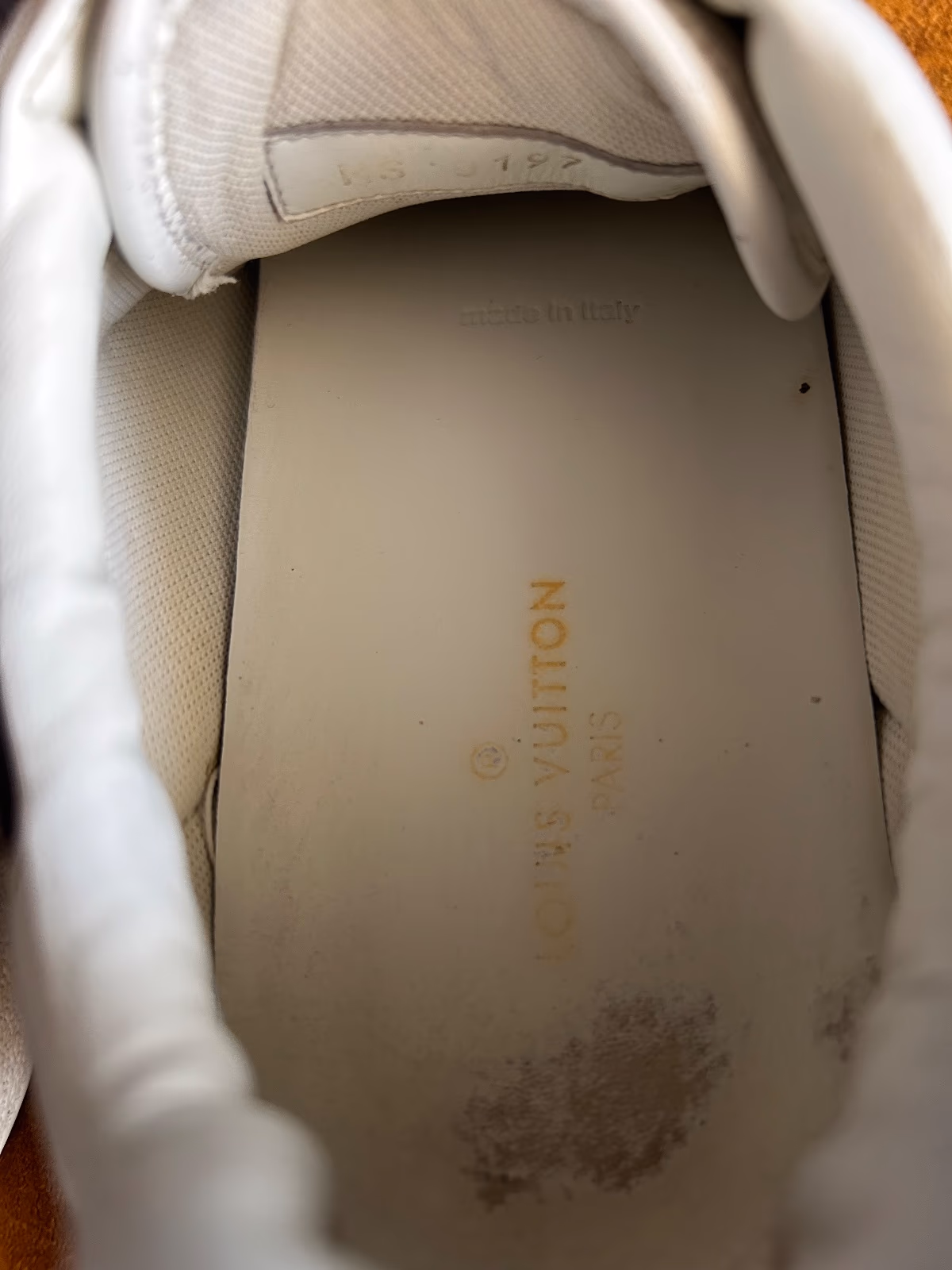 Louis Vuitton White Leather Sneakers, photo 6