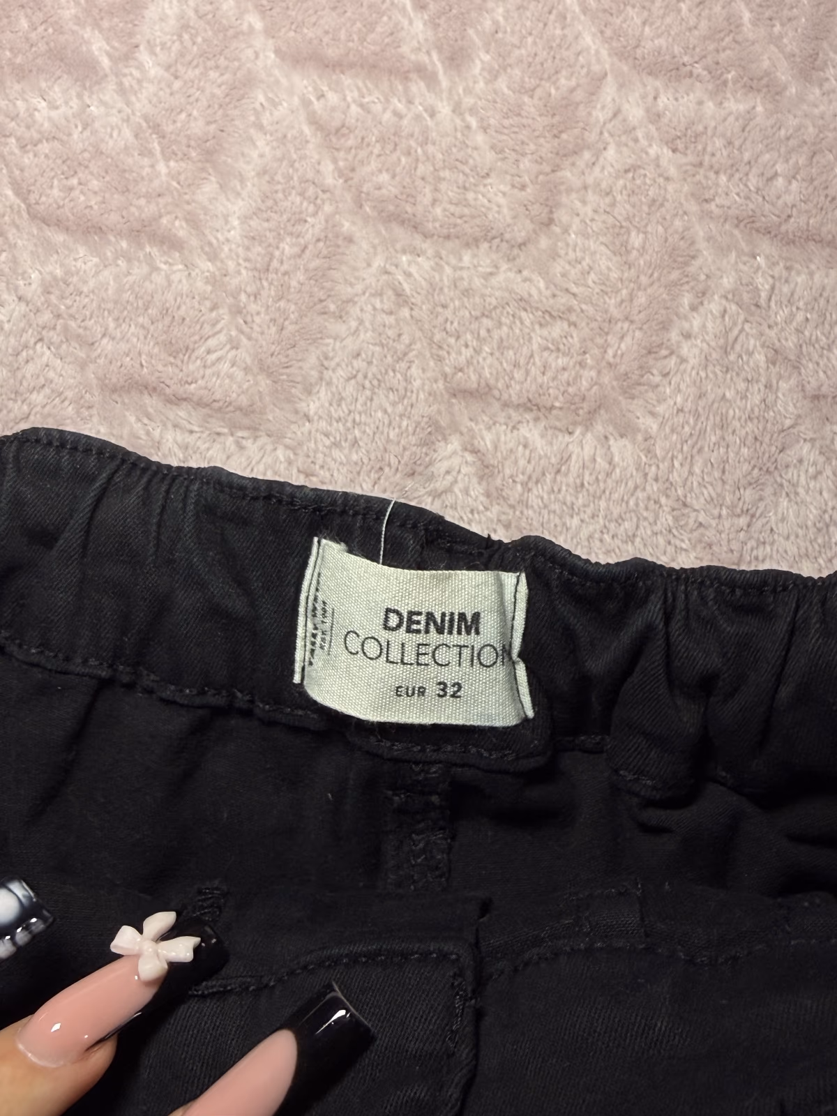 Tally Weijl Black Cargo Denim Shorts, photo 3