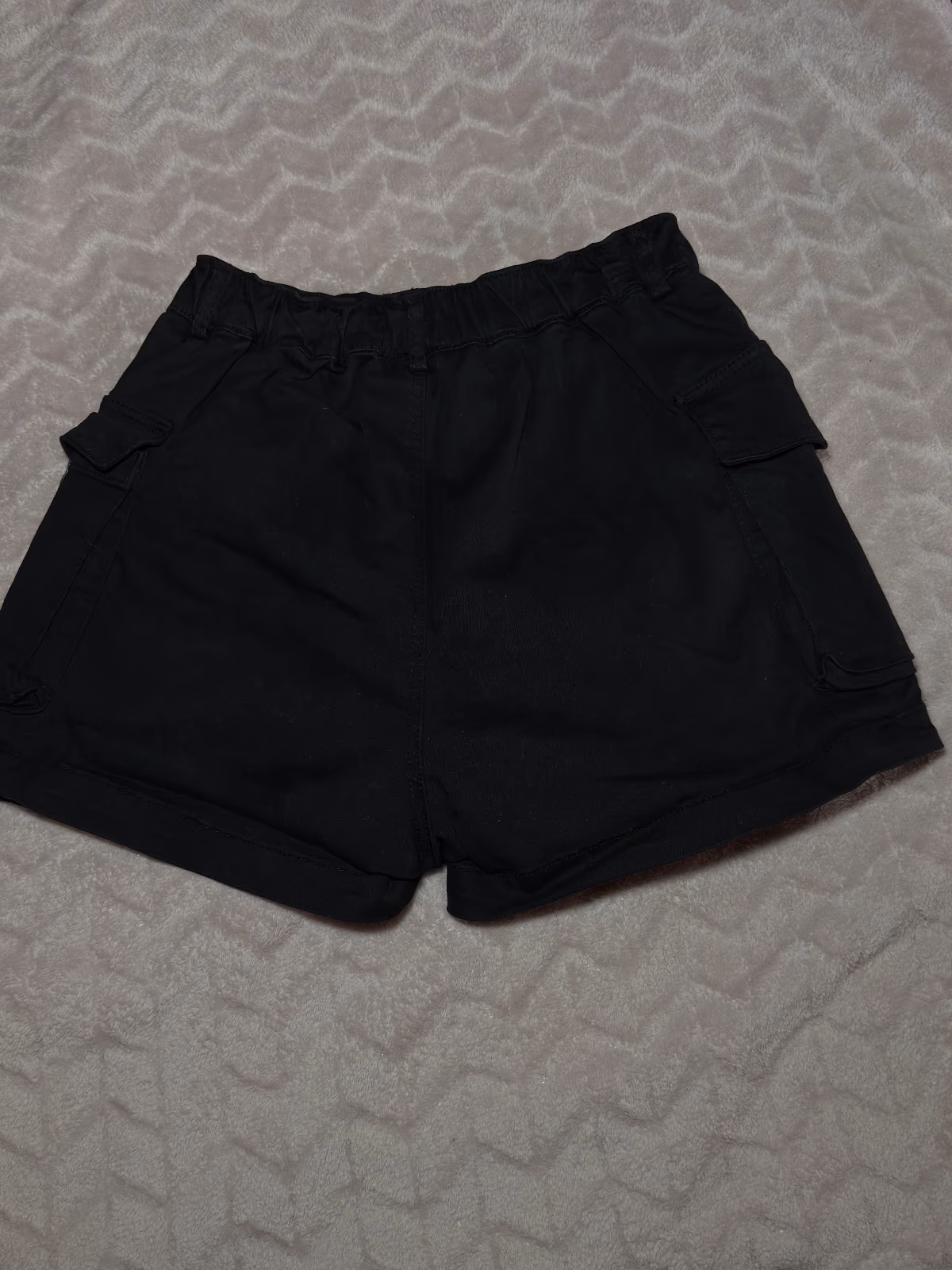 Tally Weijl Black Cargo Denim Shorts, photo 2