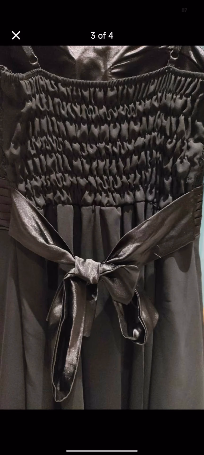Black lace bustier dress, photo 3