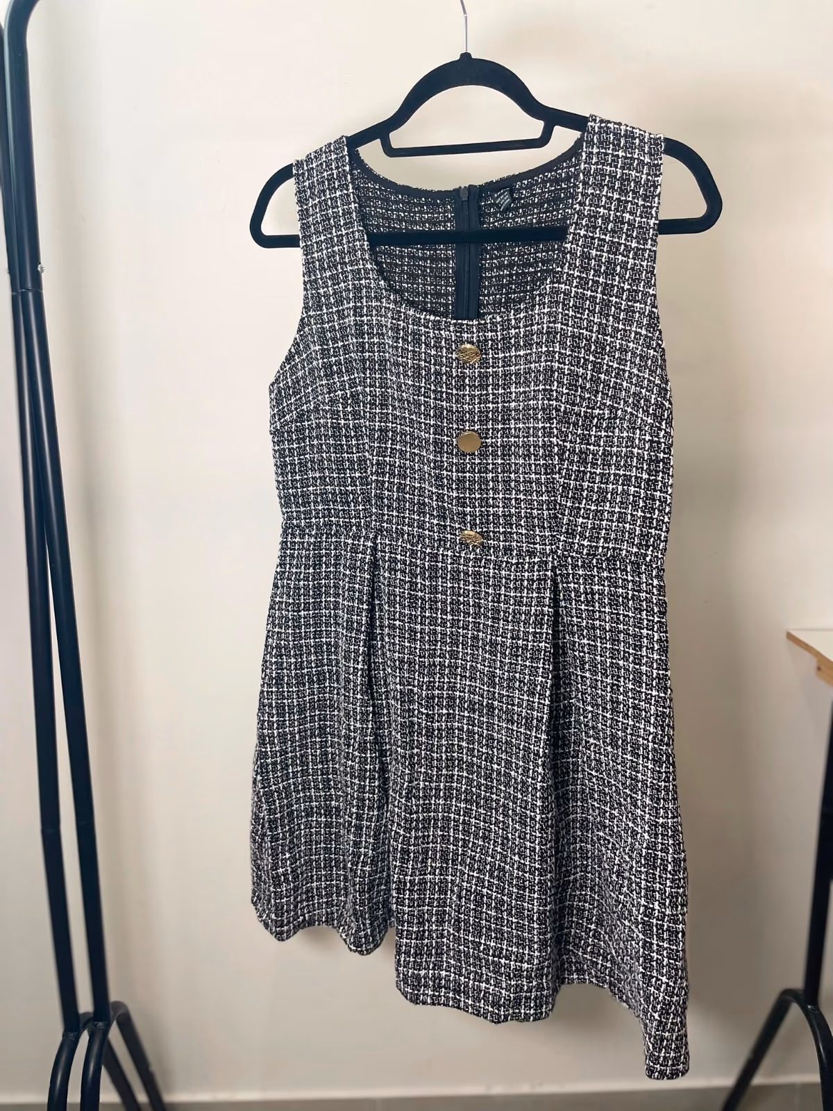 Tweed Buttoned Dress, photo 4