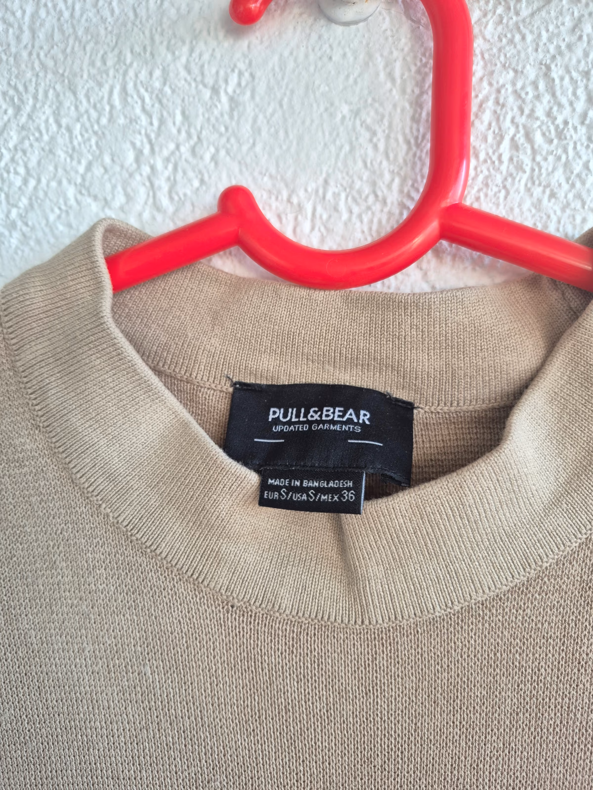 Beige Knitted Short-Sleeve Top, photo 2