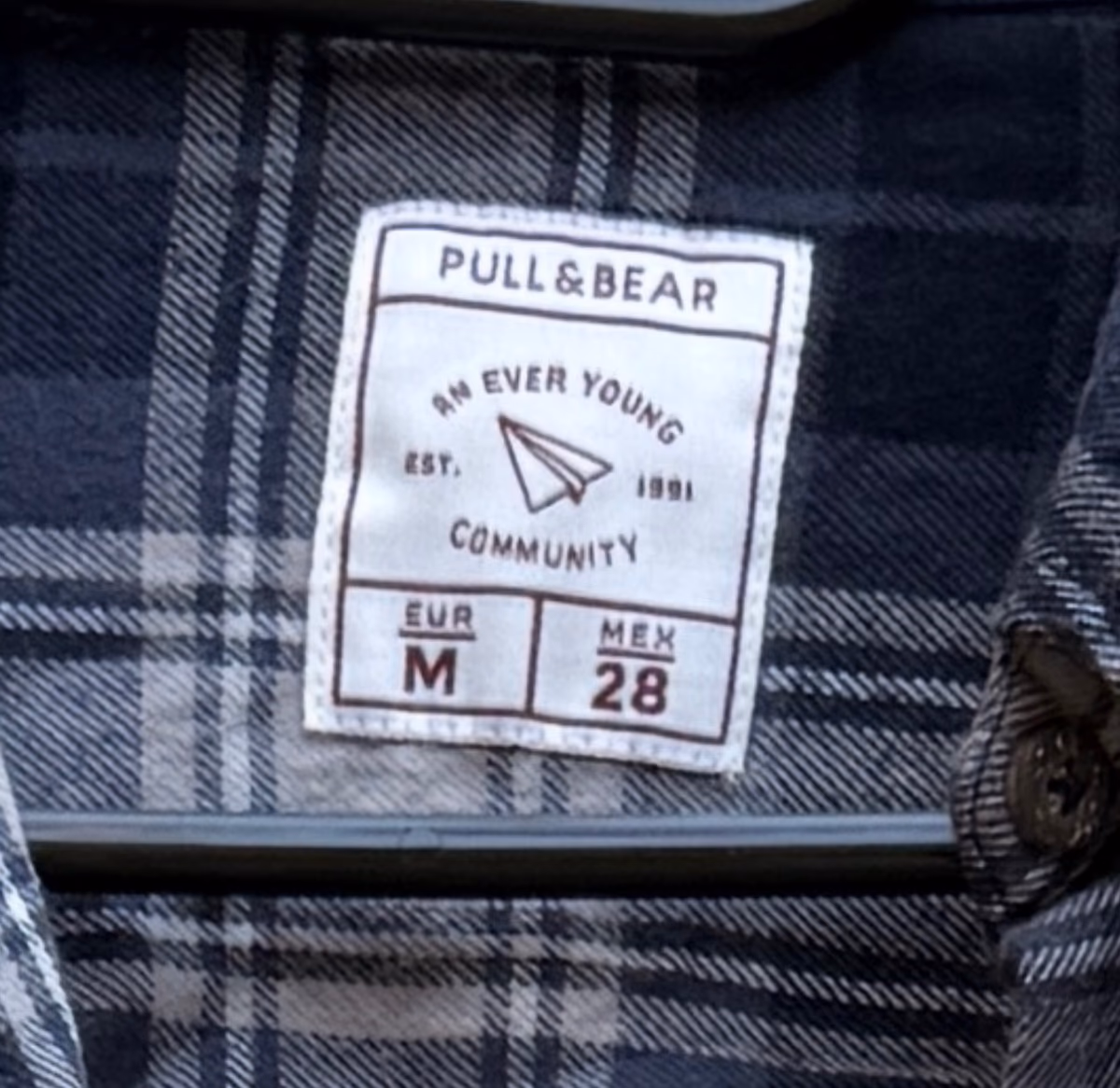 Blue Plaid Flannel Shirt, photo 2