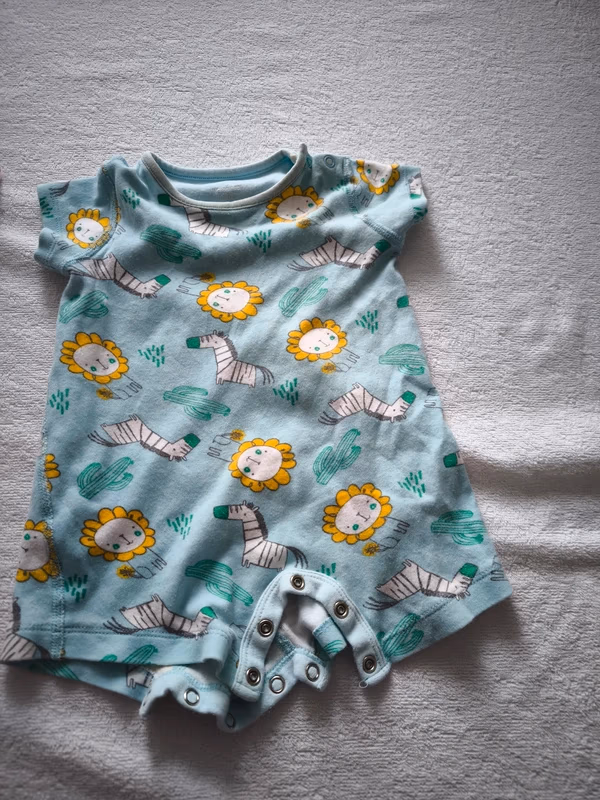 Baby boys printed rompers set, photo 3