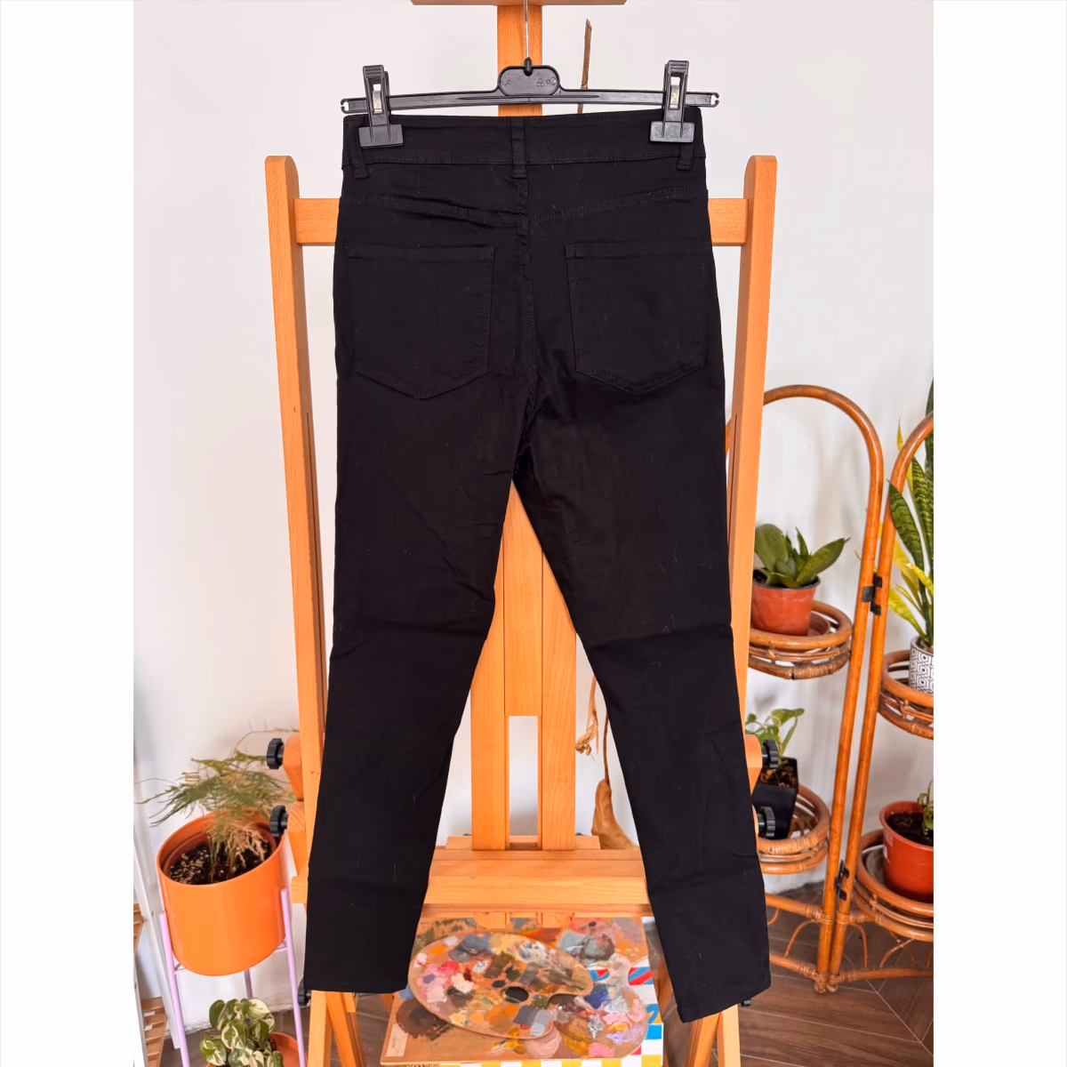 New Look black skinny trousers UK10/EU38, photo 2