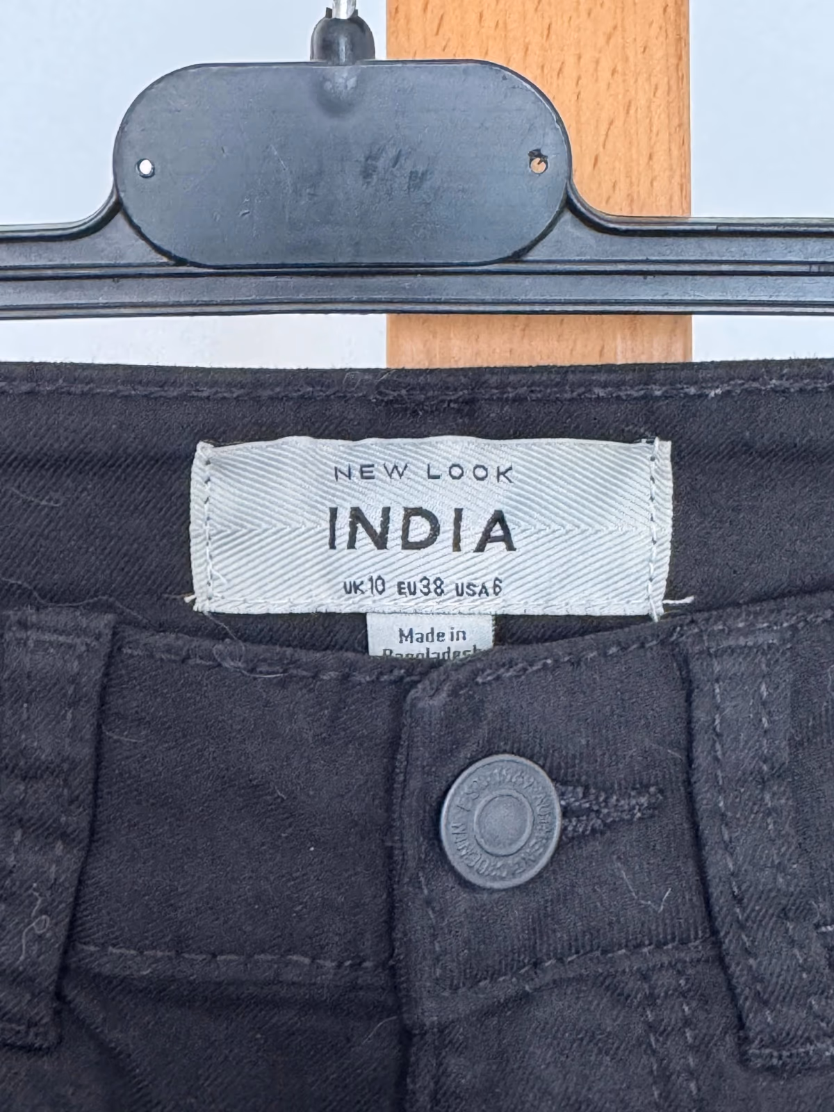 New Look black skinny trousers UK10/EU38, photo 4