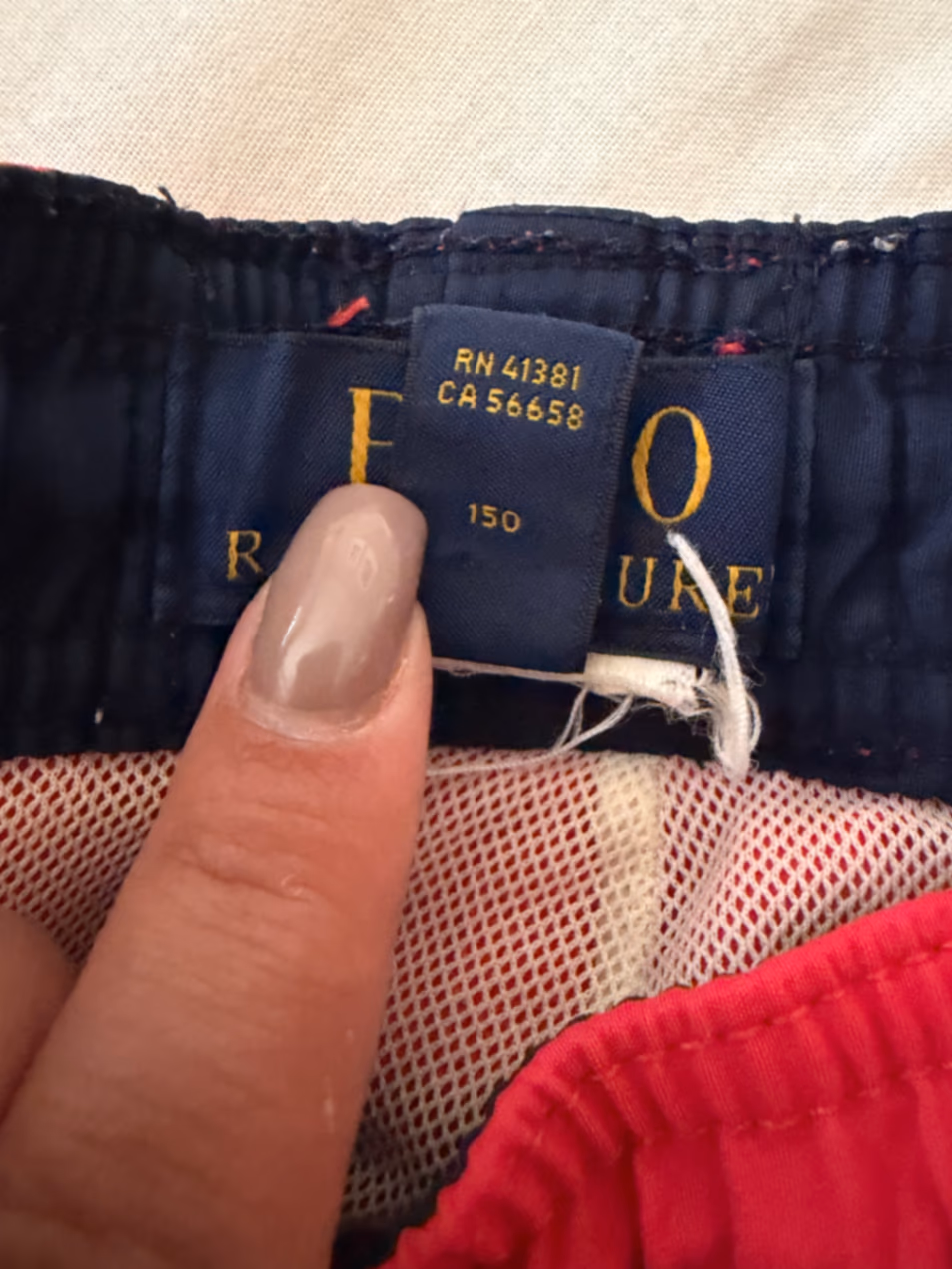 Red Ralph Lauren Swim Shorts, photo 5