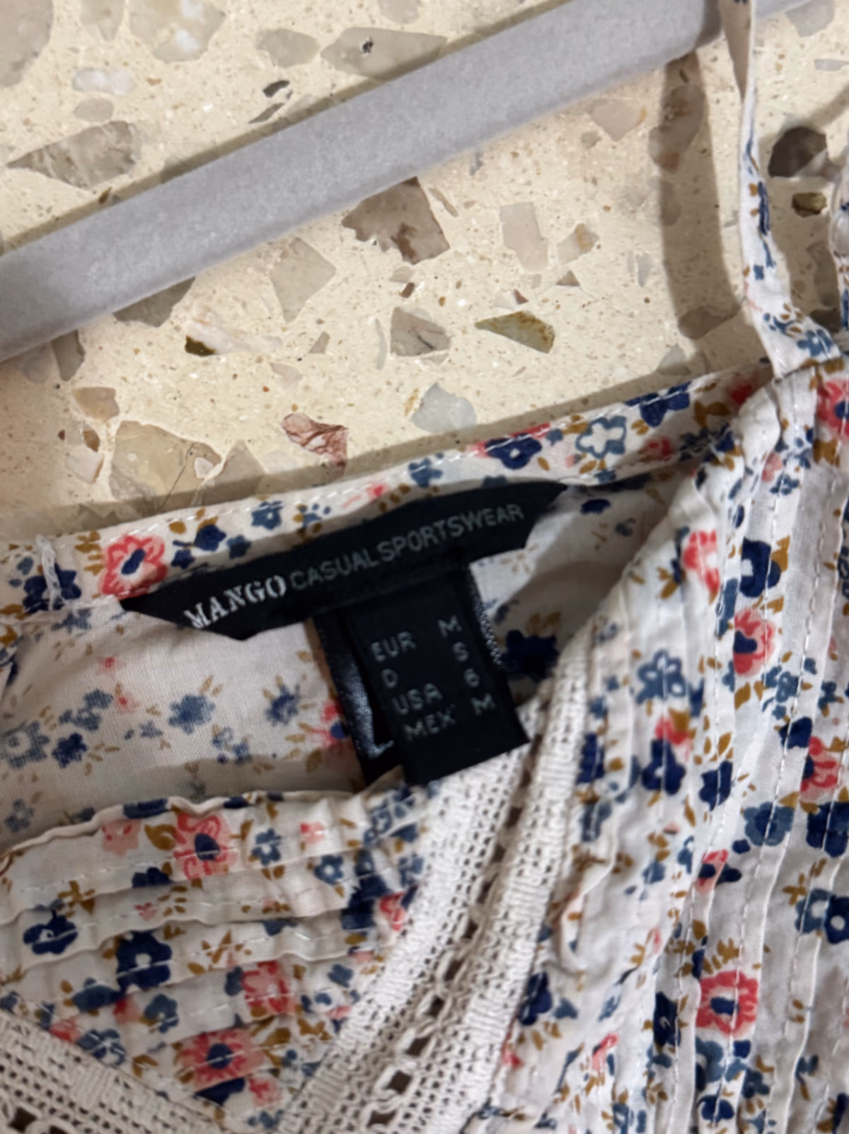 Floral camisole lace trim top, photo 3