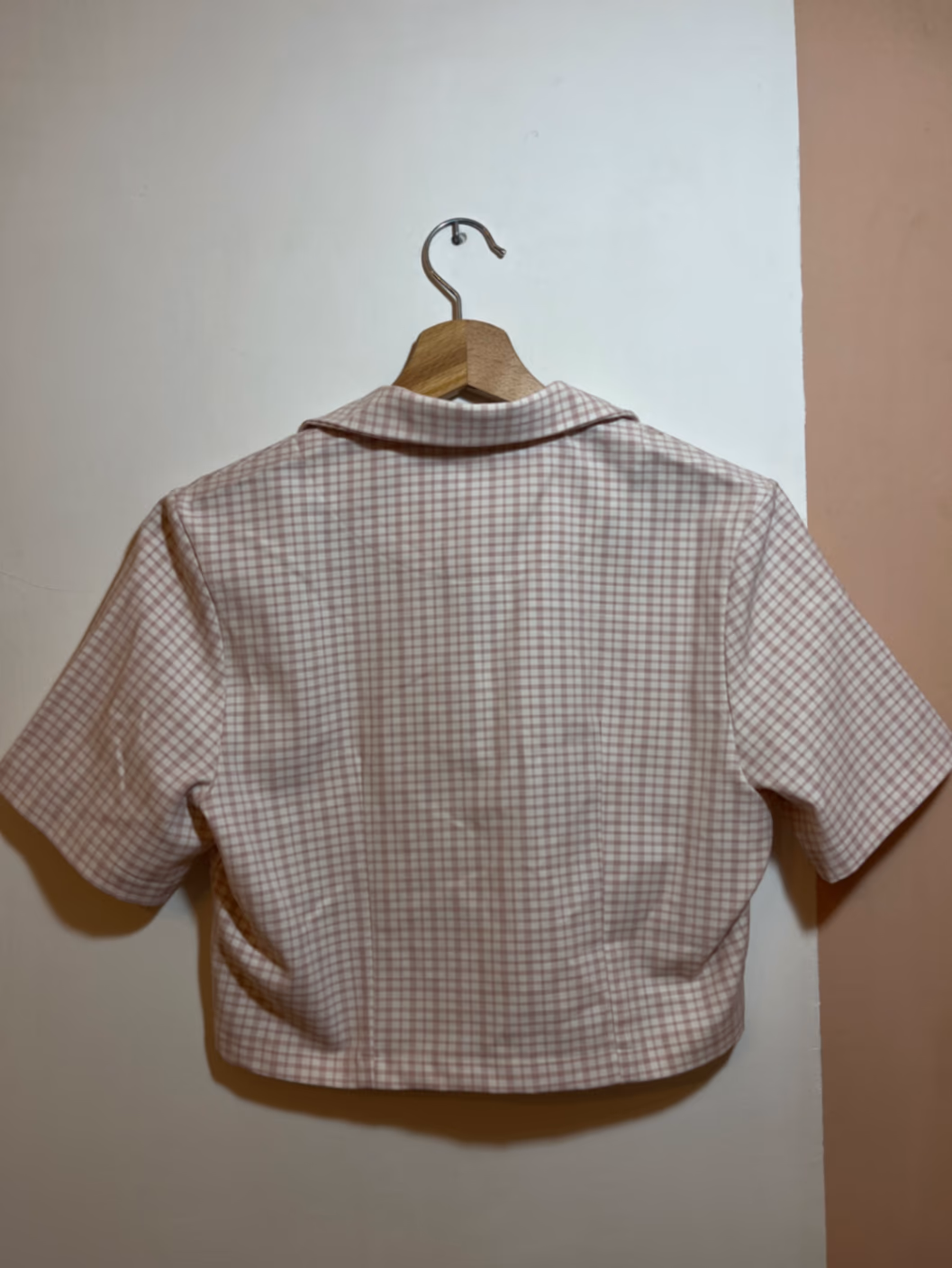 Gingham Print Short Sleeve Shirt, photo 4