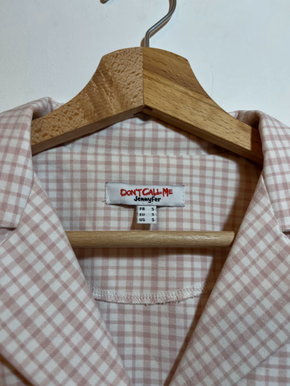 Gingham Print Short Sleeve Shirt, photo 2