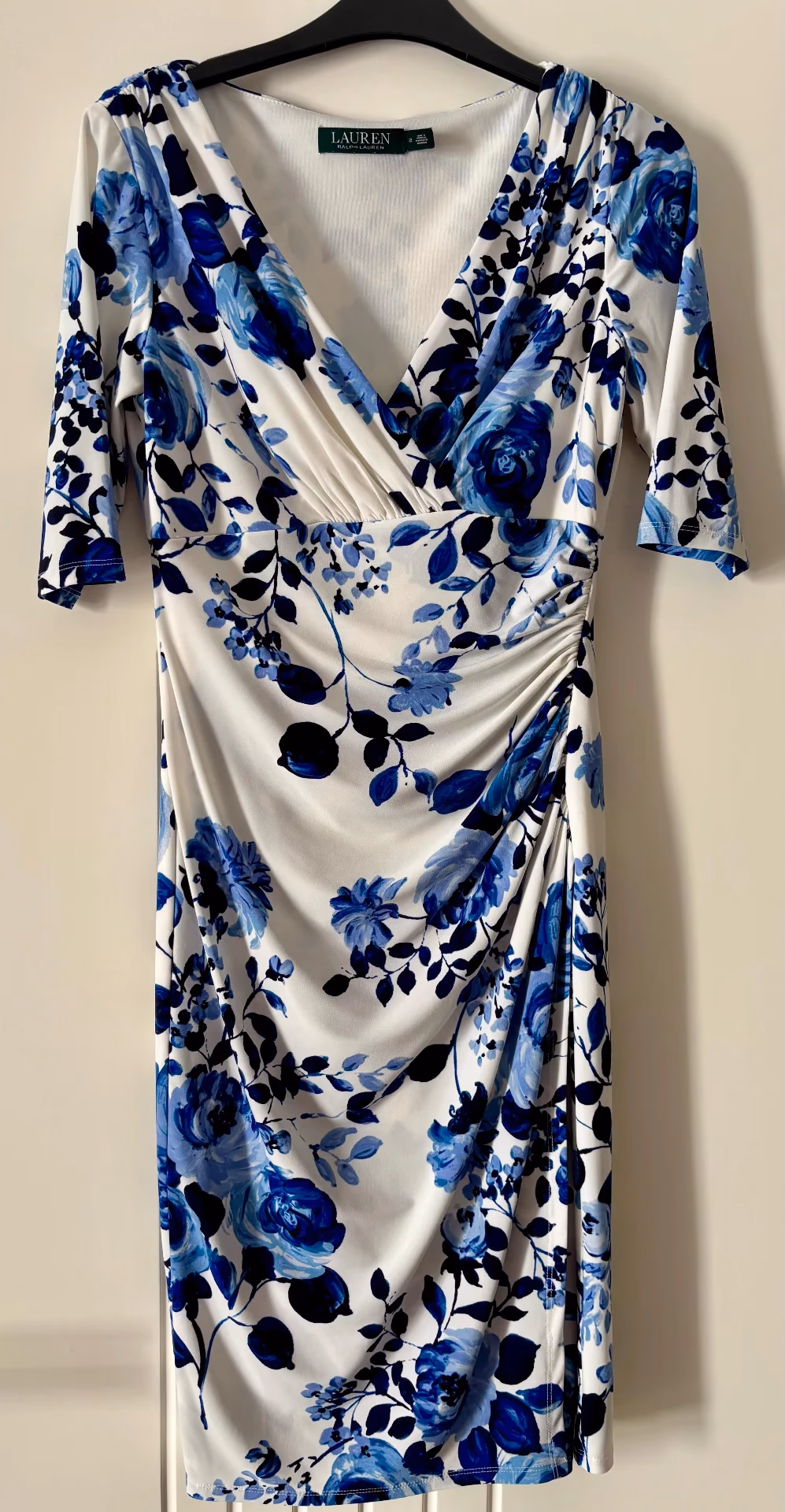 Ralph Lauren Floral Ruched Midi Dress, photo 2