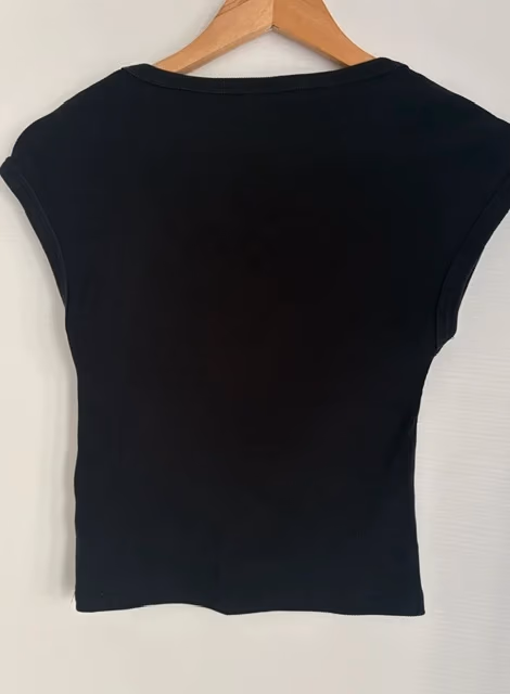 Top de cuello redondo acanalado de Pull&Bear, foto 3