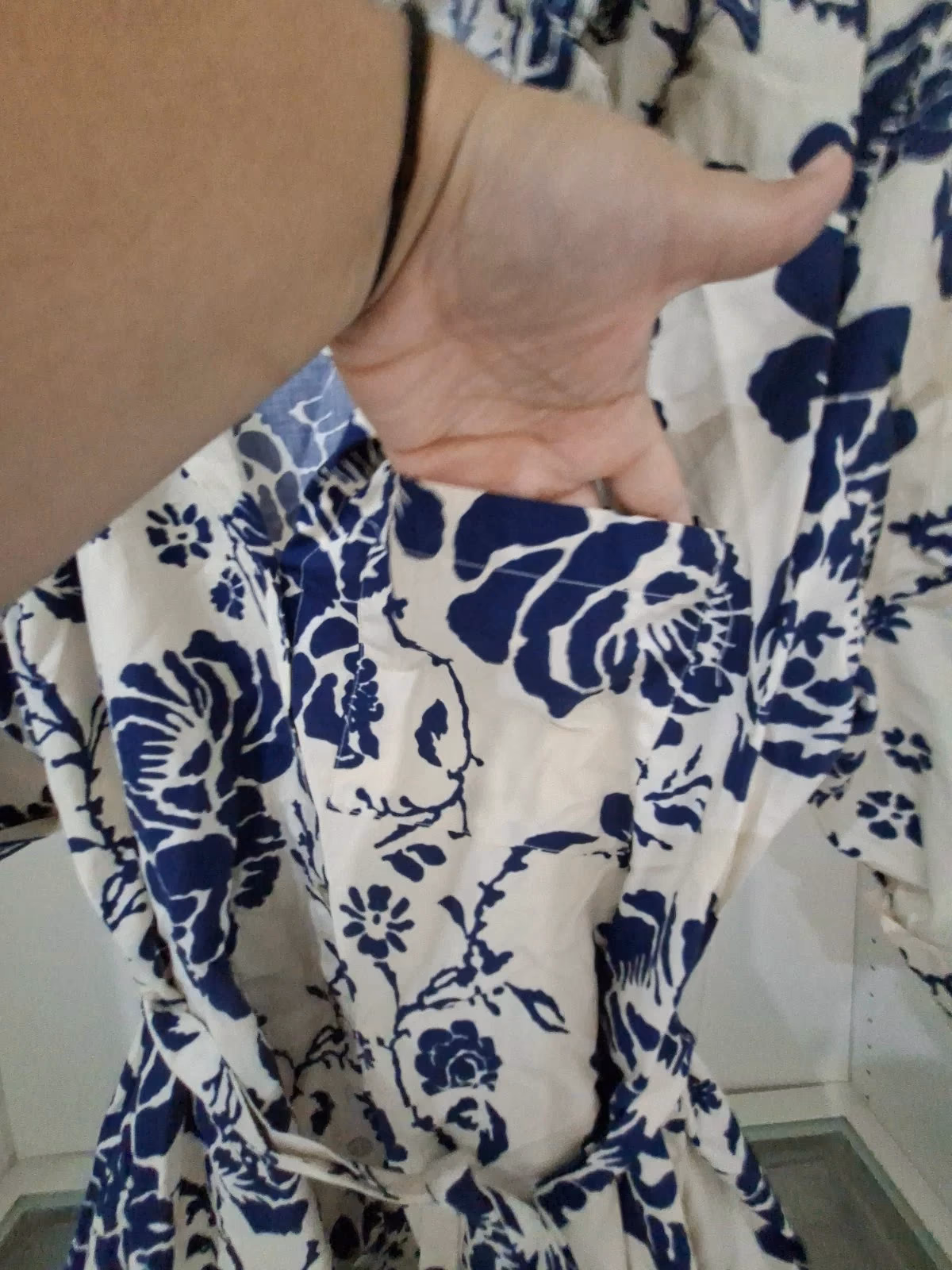 Floral button up shirt dress, photo 3