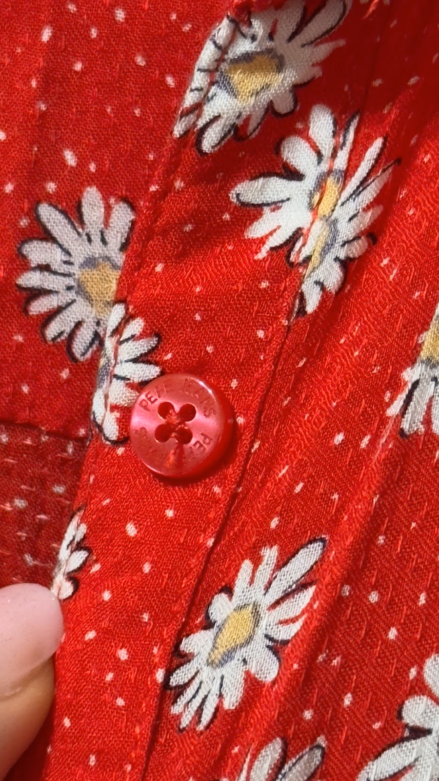 Vestido largo margarita roja, foto 4
