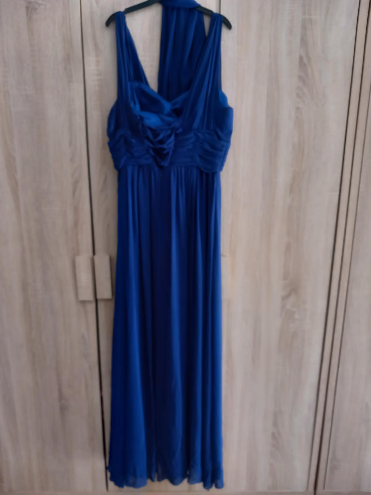 Blue Embellished Maxi Evening Dress, photo 2