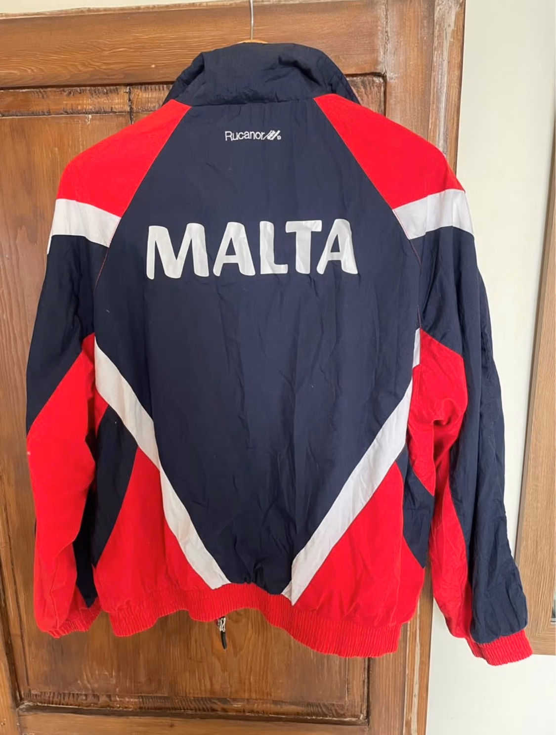 Vintage Malta National Windbreaker Jacket, photo 2