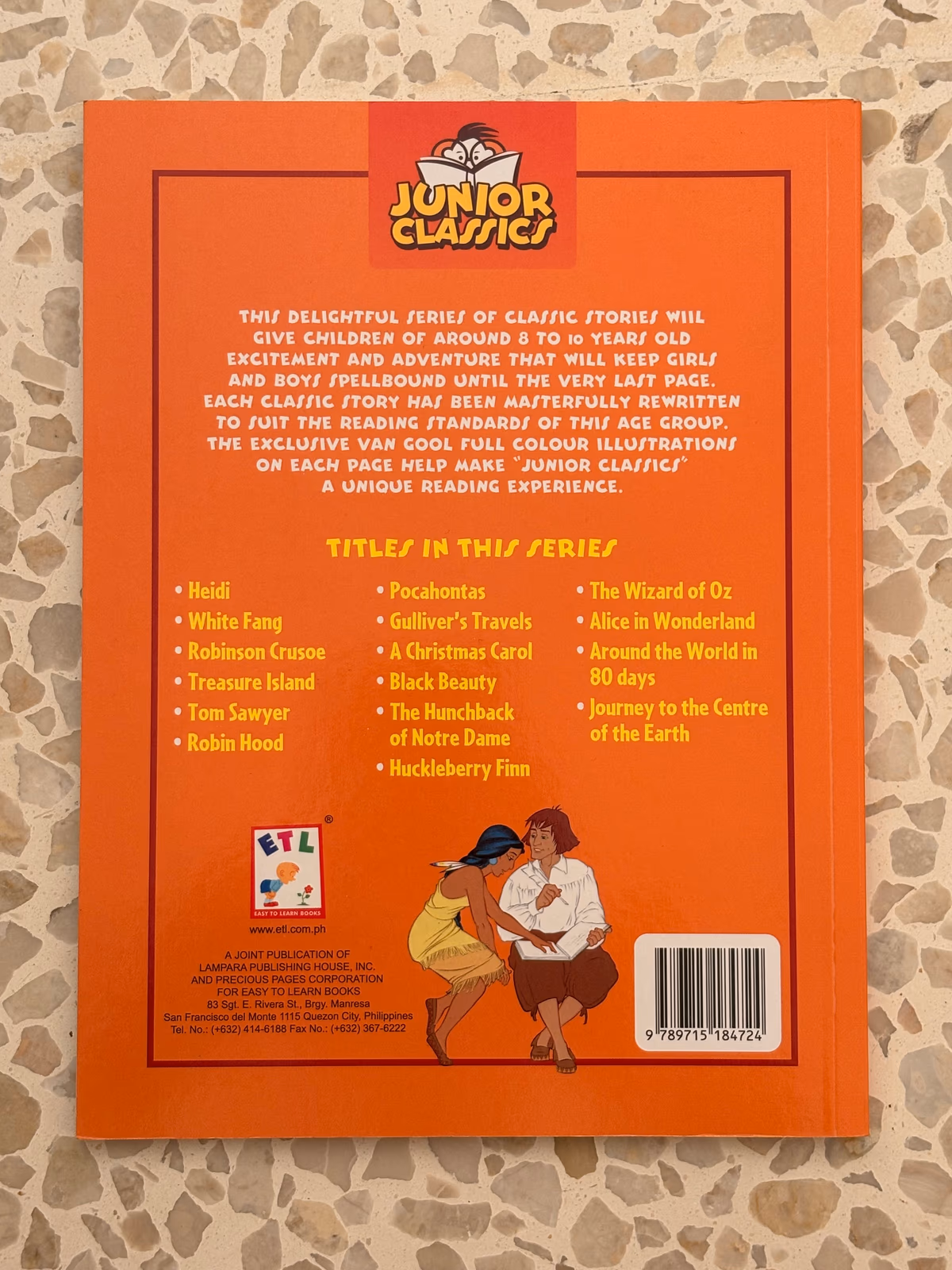 Pocahontas Junior Classics Book English, photo 2
