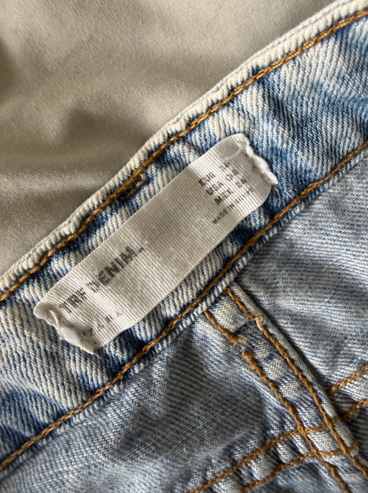 Denim Studded Distressed Shorts, photo 3