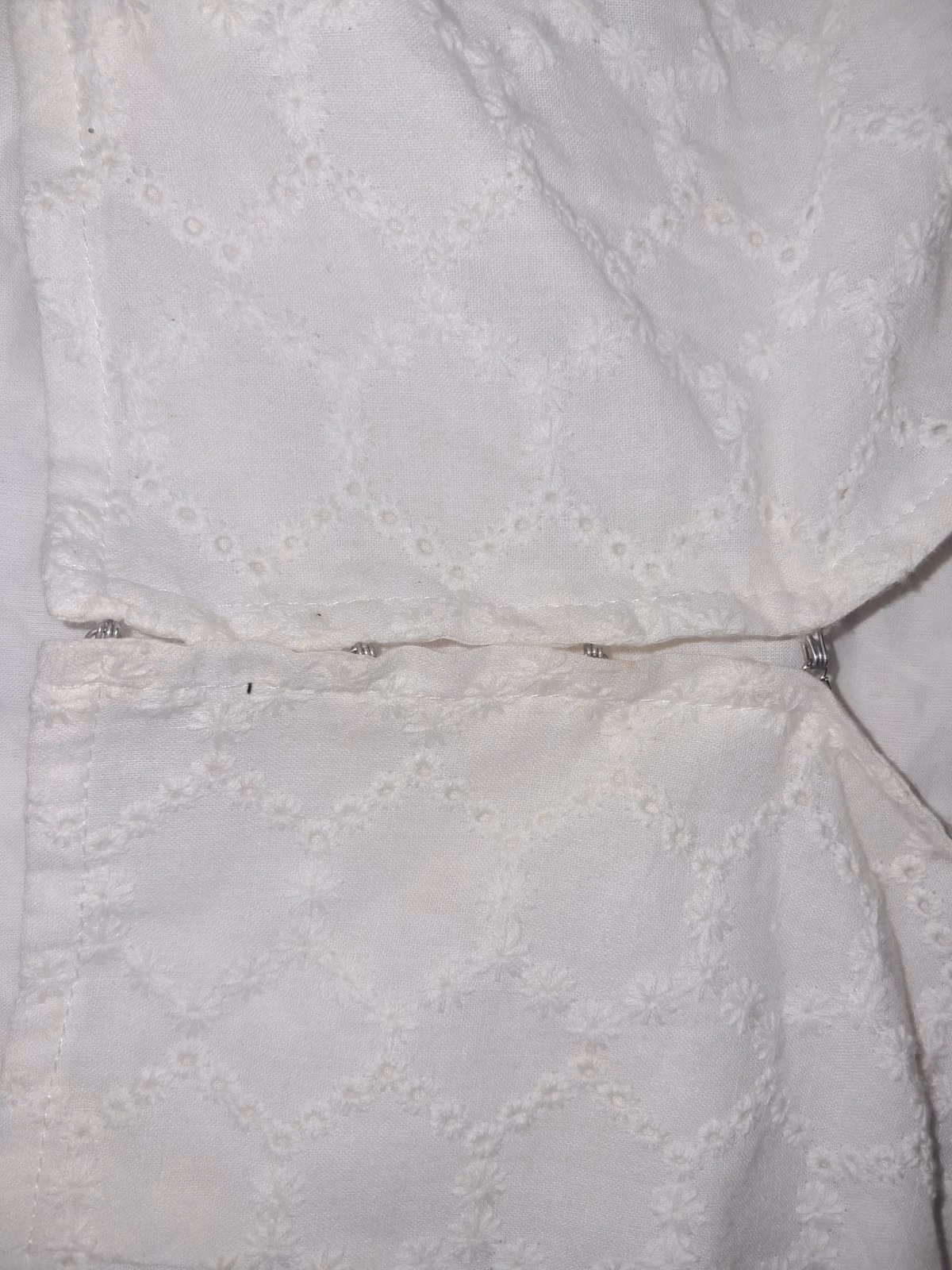 100 % algodón - Top corto plisado blanco de Labelrail x Sophia Hadjipanteli - Talla S (sin estrenar), foto 4