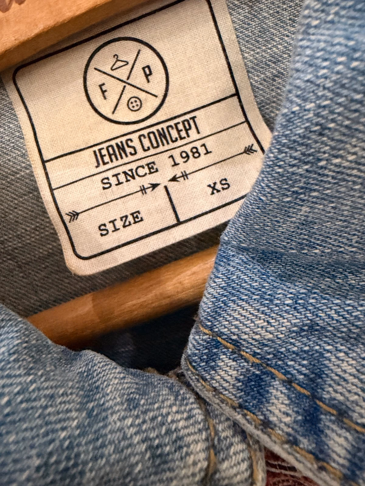 Denim Vest - Size XS, photo 3