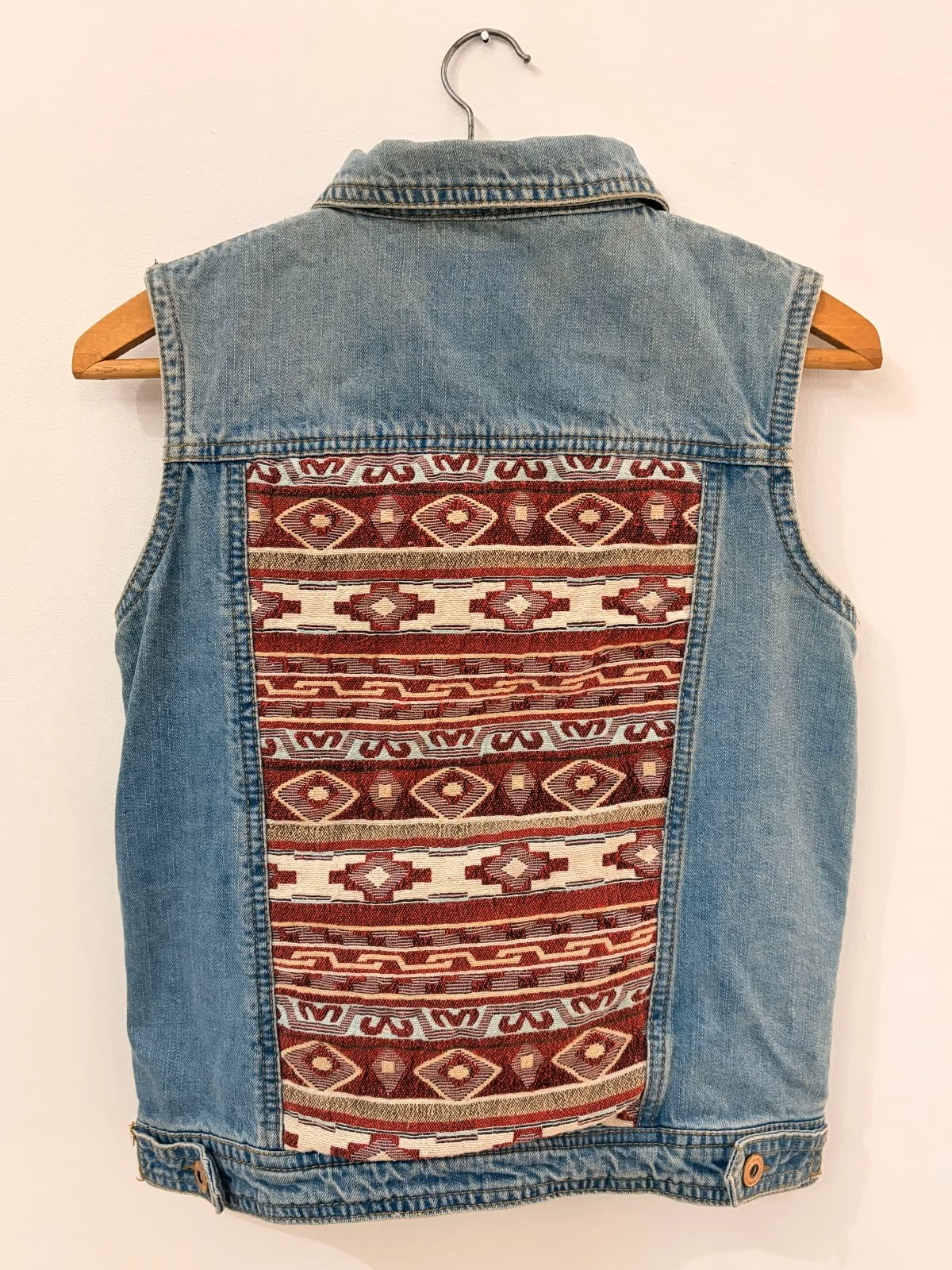 Denim Vest - Size XS, photo 4
