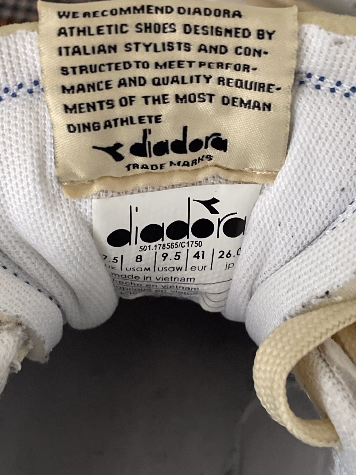 Classiche scarpe da ginnastica retrò Diadora, foto 5