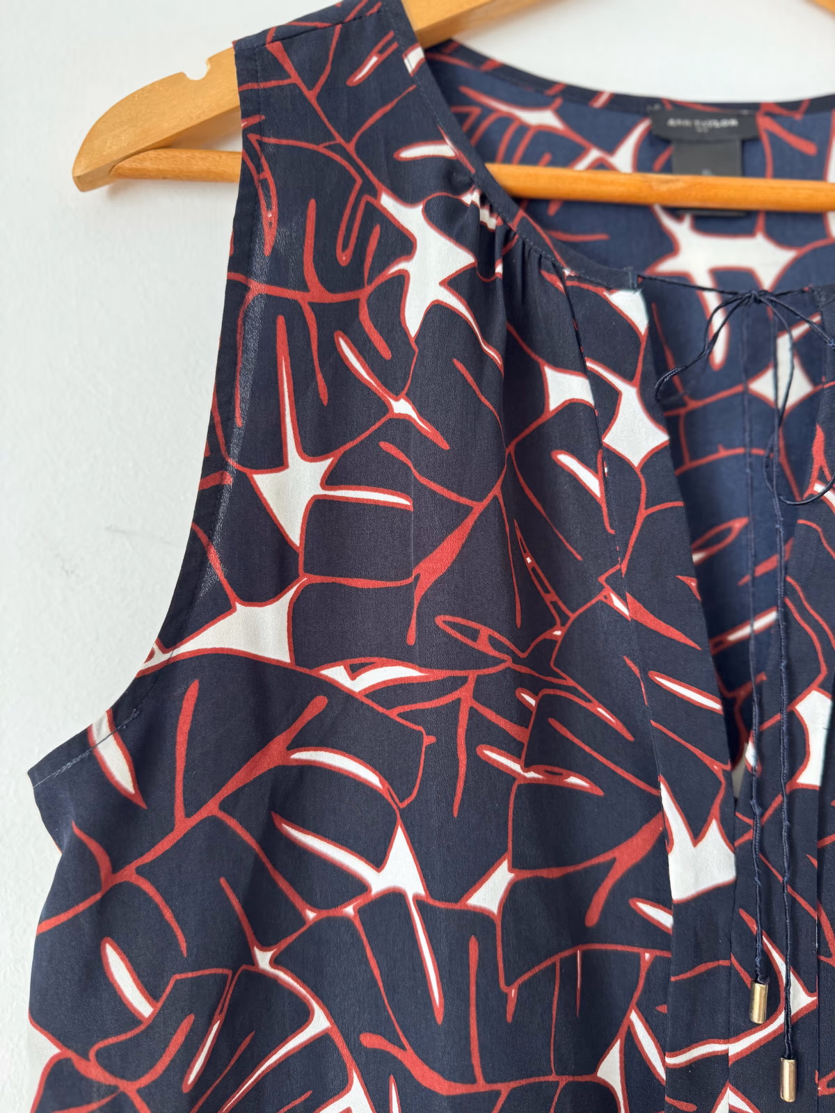 Patterned Sleeveless Blouse Top, photo 3
