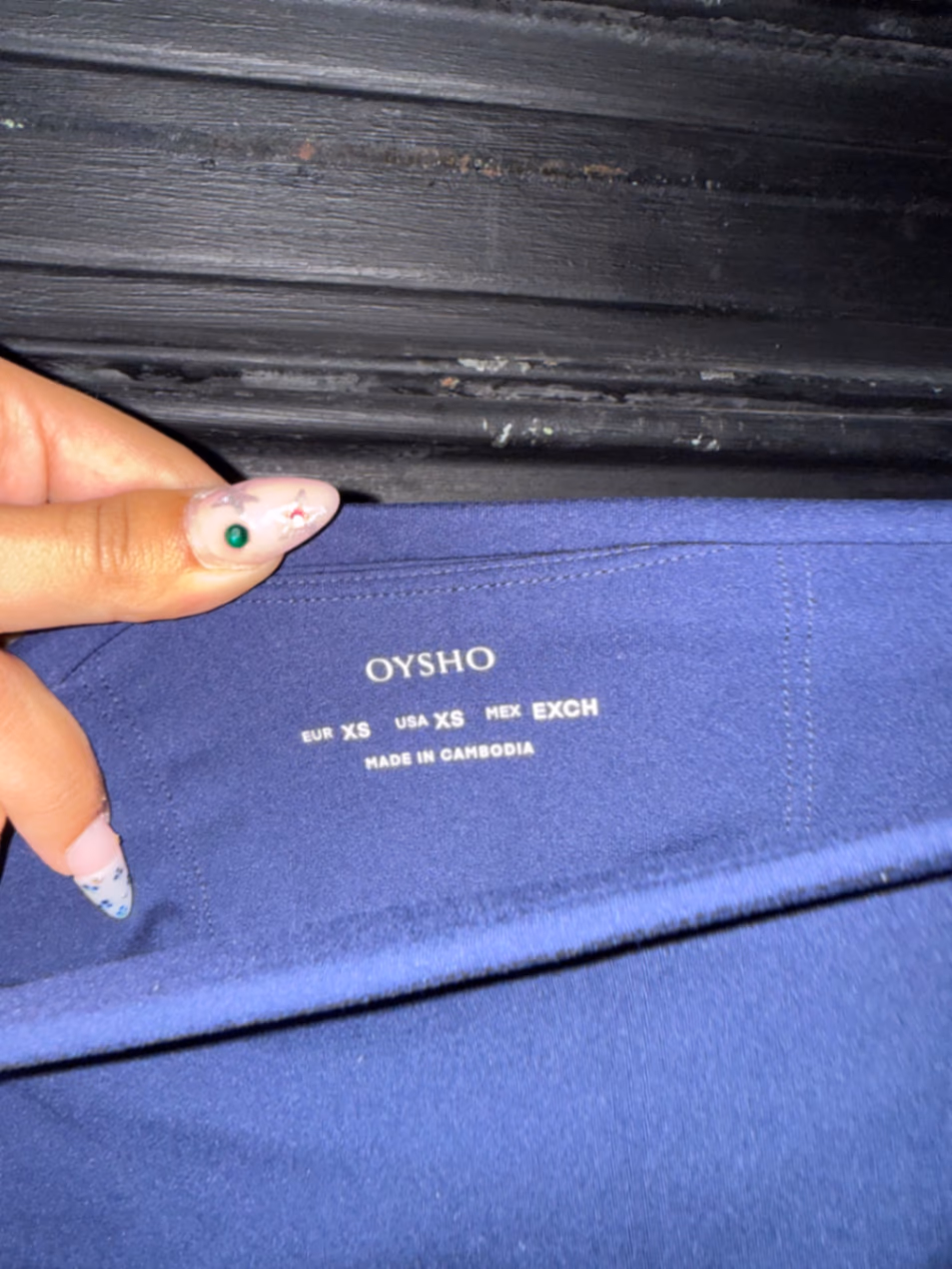 Oysho Navy Blue Cycling Shorts, photo 4