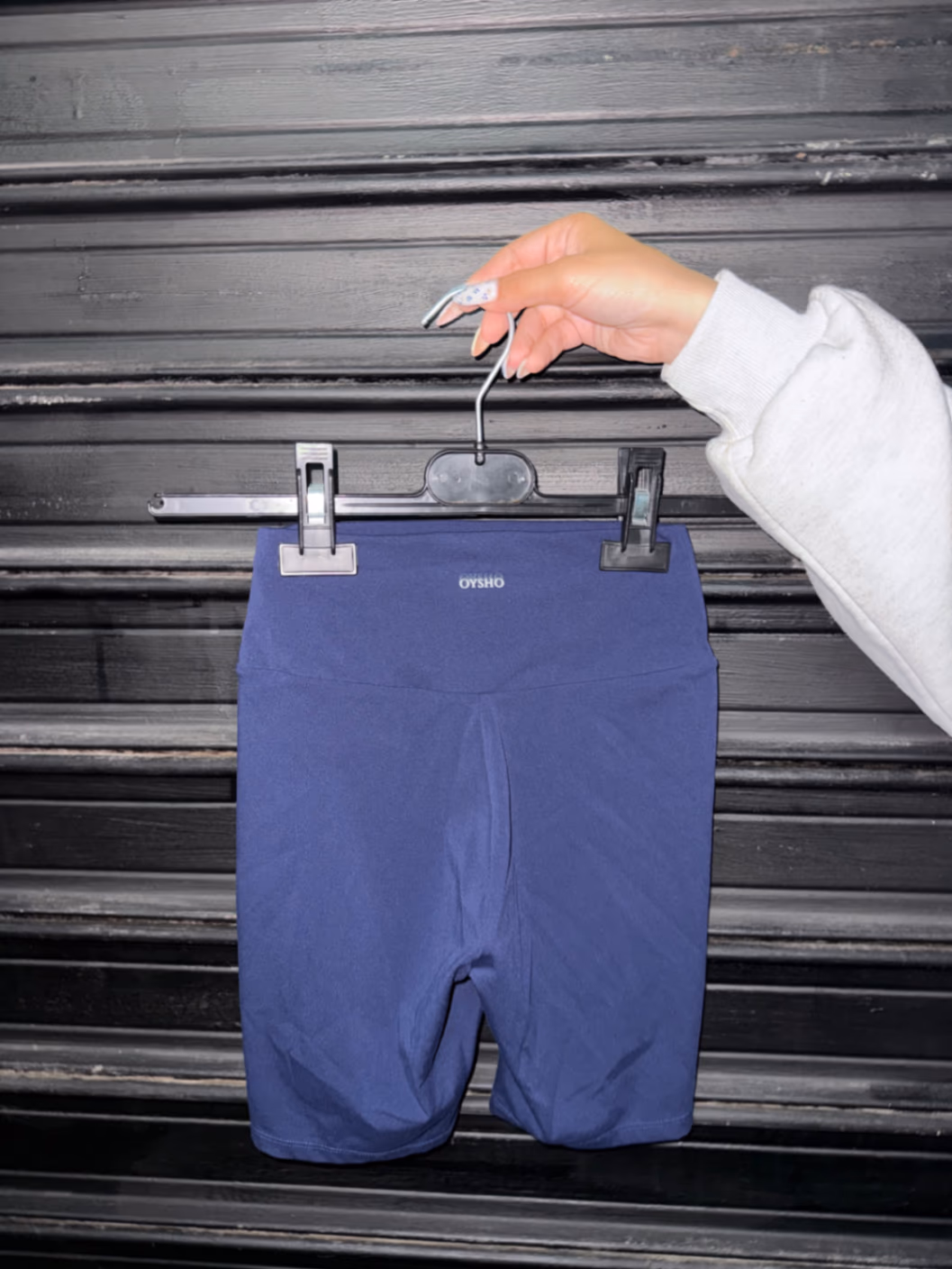 Oysho Navy Blue Cycling Shorts, photo 2