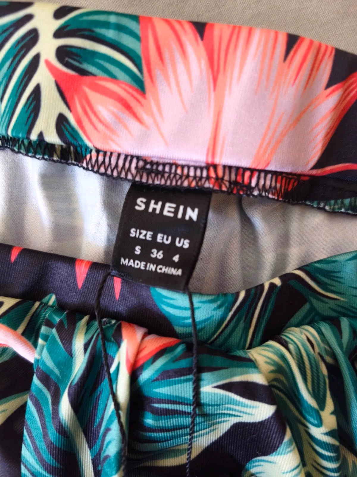 Tropical Print High-Low Skirt, photo 3