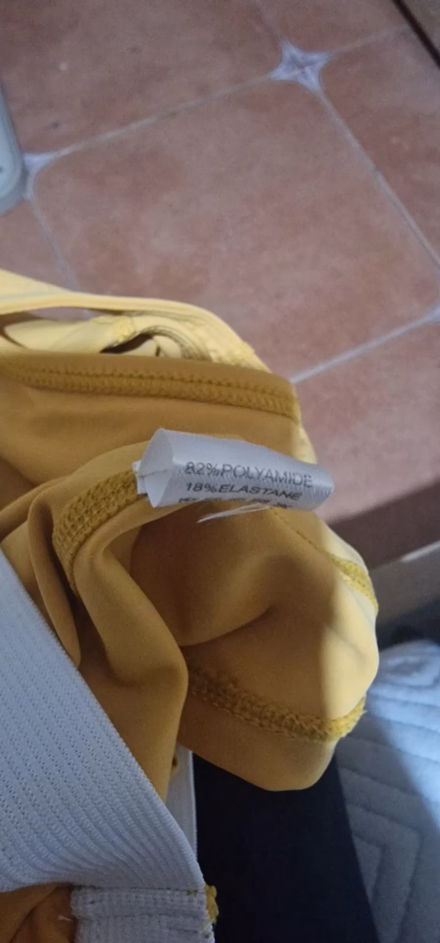 Top corto giallo senape, foto 3
