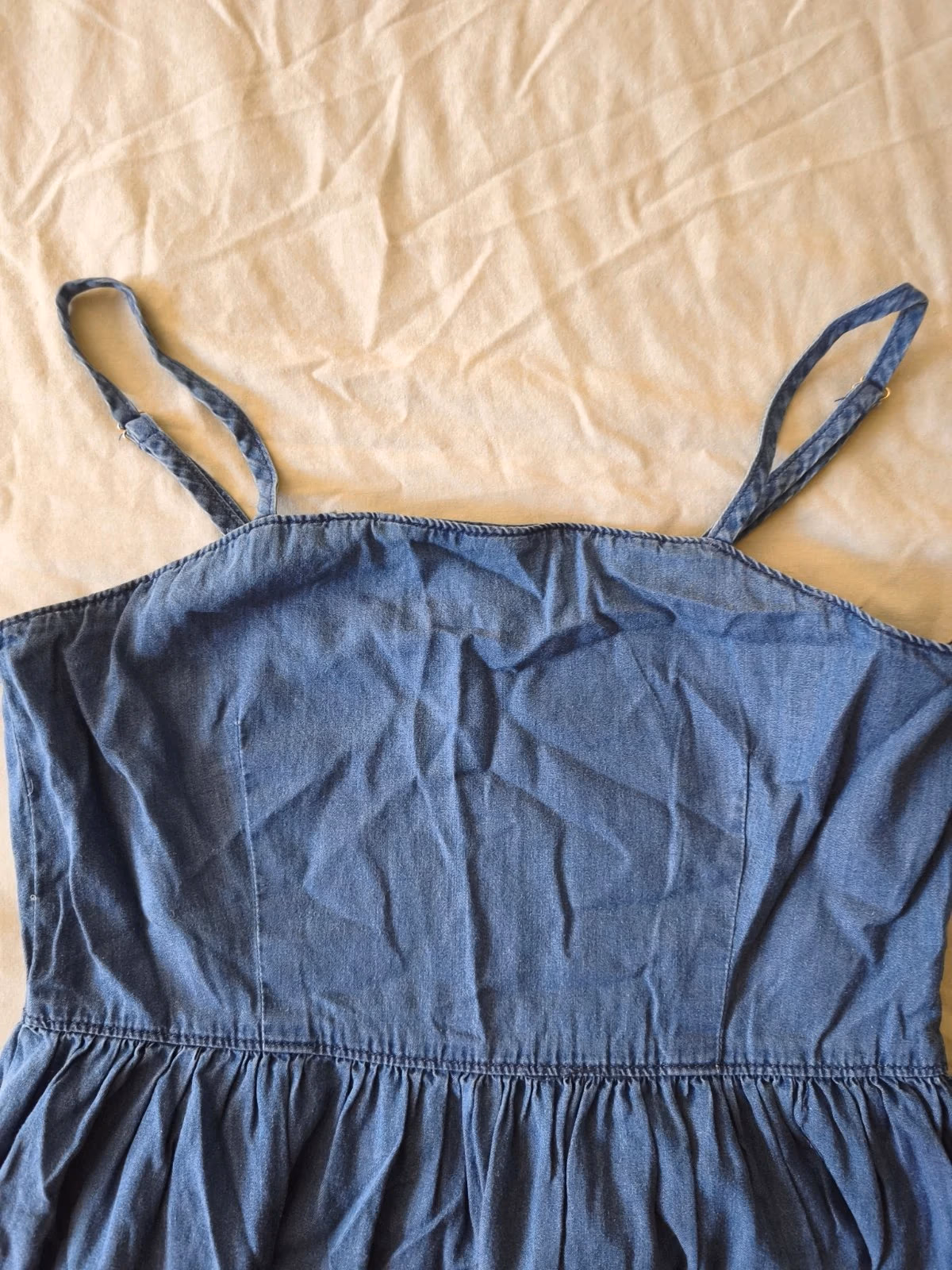 Vestido de ganga azul da OVS, fotografia 2