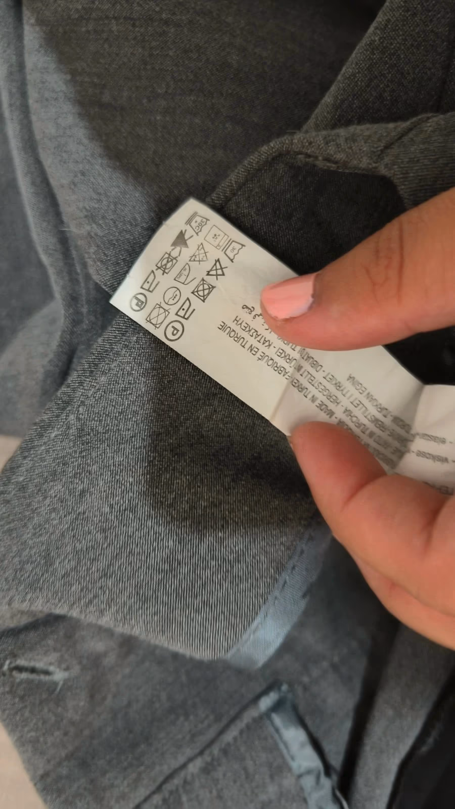 Pantaloni grigi slim fit su misura, foto 4