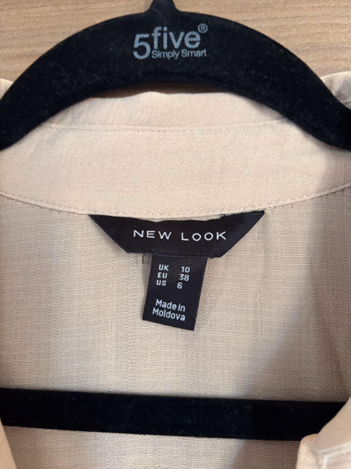 Beige button-through shirt dress, photo 2