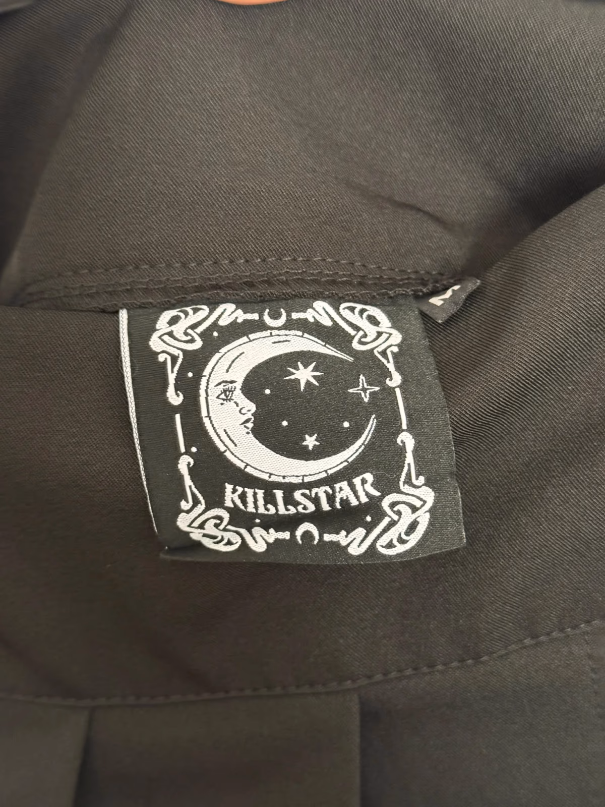 Killstar Black Pleated Mini Skirt, photo 6