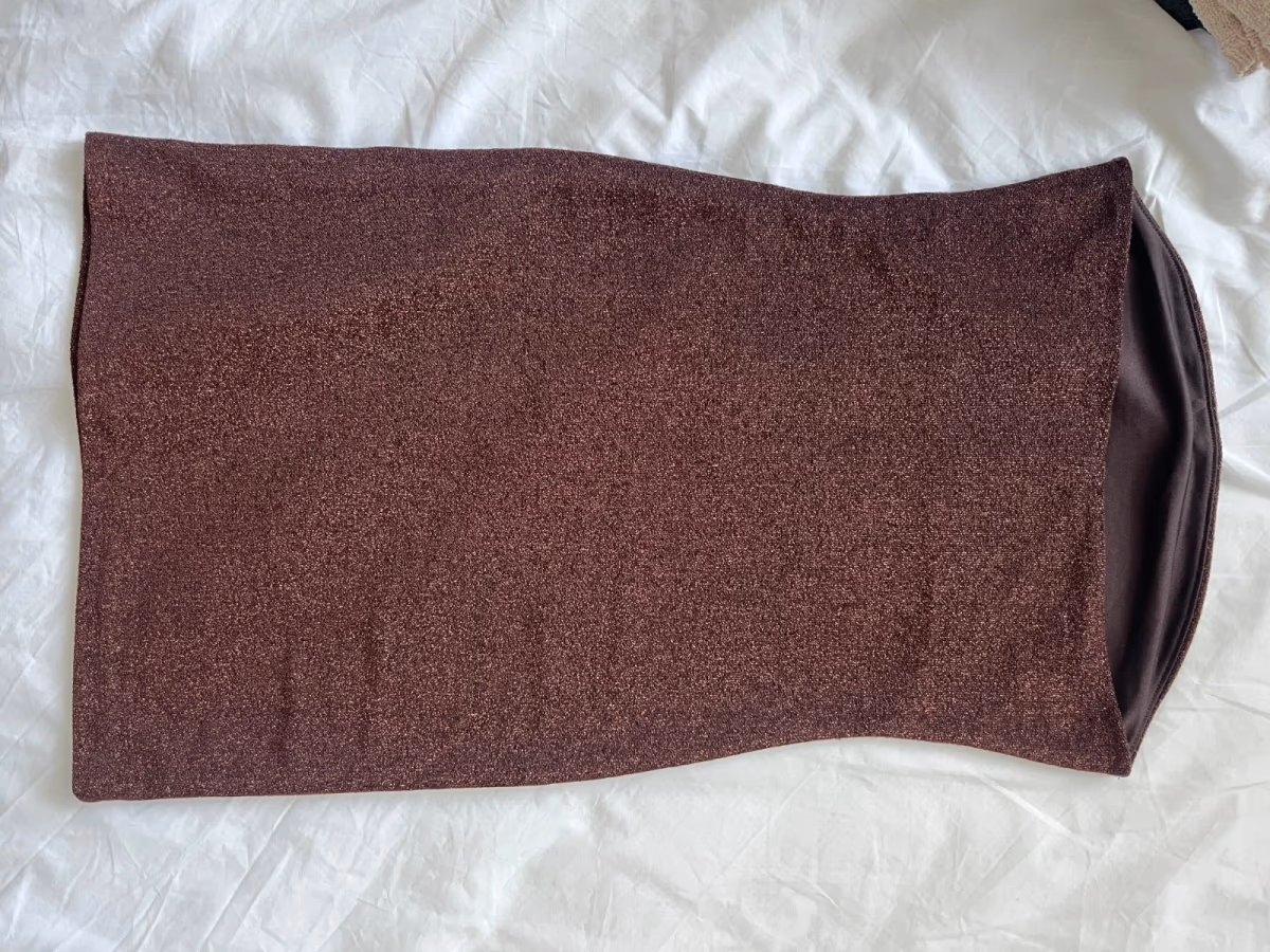 Sparkly brown mini dress, photo 2