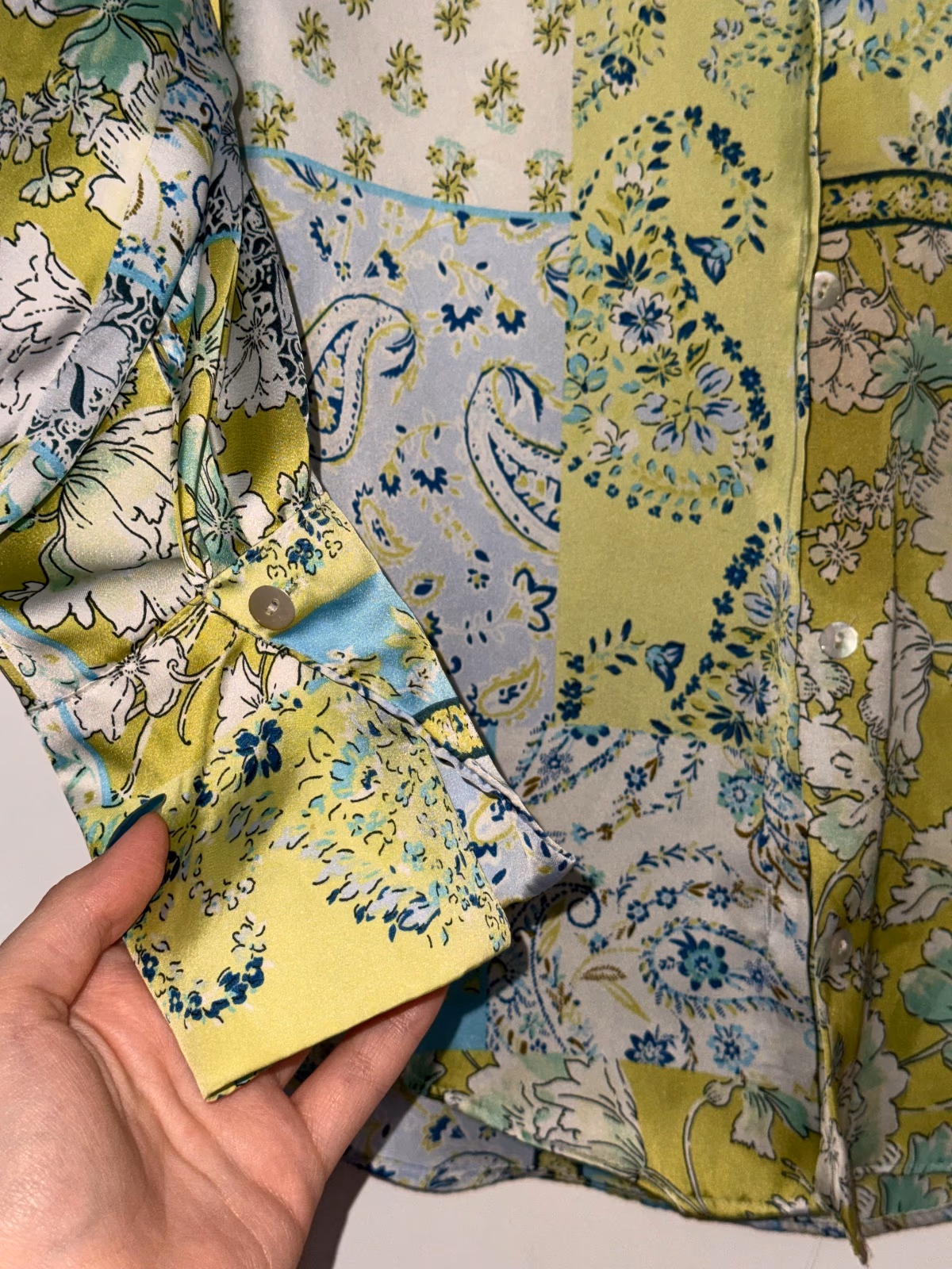 Zara Floral Paisley Print Blouse, photo 3